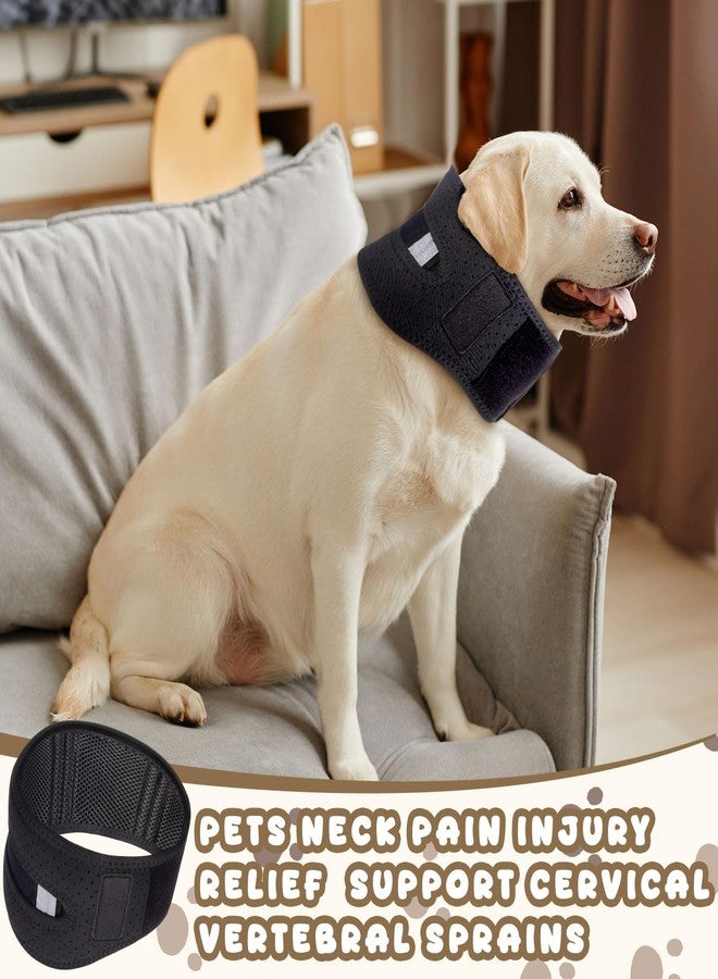 SilTriangle Adjustable Dog Neck Brace Offers Support for Pets Neck Pain Injury Relief Soft Support Cervical Vertebral Sprains and Instability Brace Collar for Dogs(XL) - Image 4